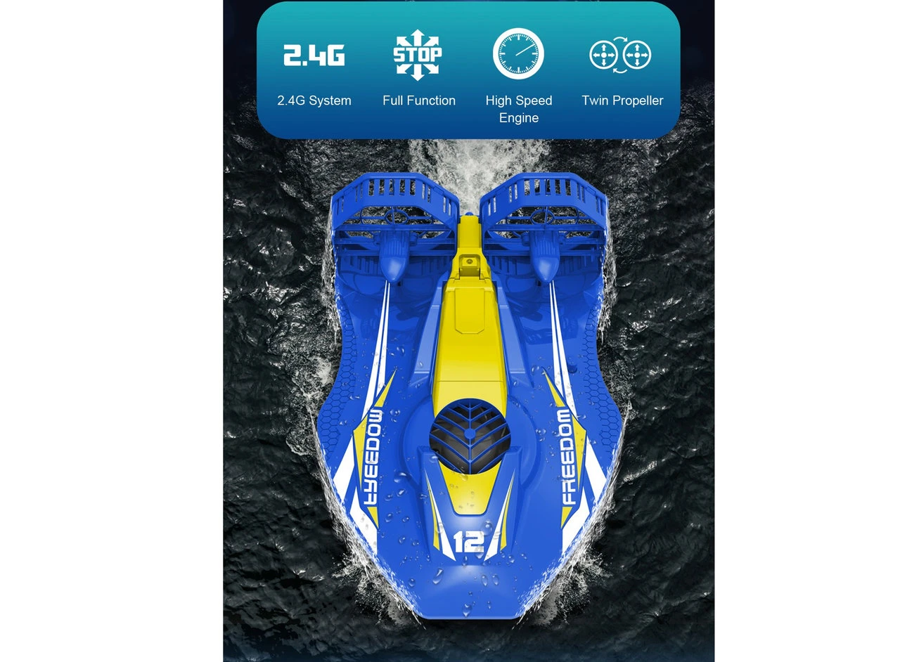 SkyTech Rc Hovercraft A1 - 2.4G 4CH 4 SkyTech Rc Hovercraft A1 - 2.4G 4CH - Afbeelding 2