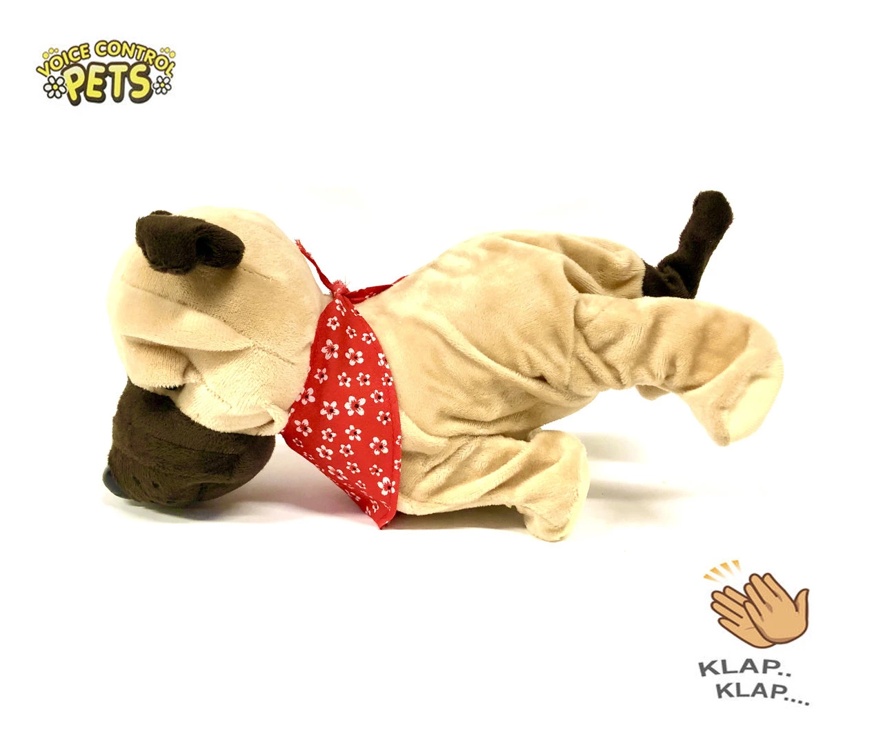 Schattig Blaffende Speelgoed Hondje - Met 7 Verschillende Kunstjes Op Geluid/aanraken - Voice Control Pets Clap Dog- 29CM 7 Schattig Blaffende Speelgoed Hondje - Met 7 Verschillende Kunstjes Op Geluid/aanraken - Voice Control Pets Clap Dog- 29CM - Afbeelding 5