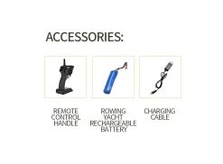 Rc Jetski Boot H132 - Oplaadbaar - 2.4GHZ Zender 50meter- 10km/h -Clipper Winkel 1257542871