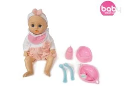 Schattige Baby Pop Met Verschillende Baby Geluiden + Accessoires - 39CM -Clipper Winkel 1258404781