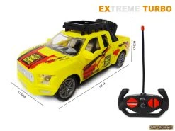 24WINKELEN Rc Extreme Turbo Race Auto Geel 1:20 - Radiografisch Bestuurbare Auto - 19 CM