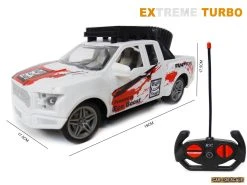 24WINKELEN Rc Extreme Turbo Race Auto Wit 1:20 - Radiografisch Bestuurbare Auto - 19 CM