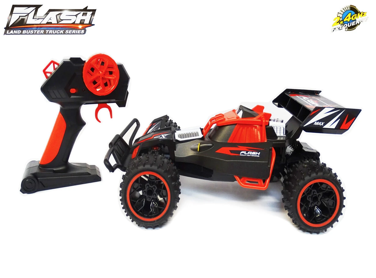 24WINKELEN RC Race Buggy NQD - 2.4GHZ Radio Grafisch Bestuurbare Auto 12km/u - 1:16 - Oplaadbaar + Extra Accu 4 24WINKELEN RC Race Buggy NQD - 2.4GHZ Radio Grafisch Bestuurbare Auto 12km/u - 1:16 - Oplaadbaar + Extra Accu - Afbeelding 2