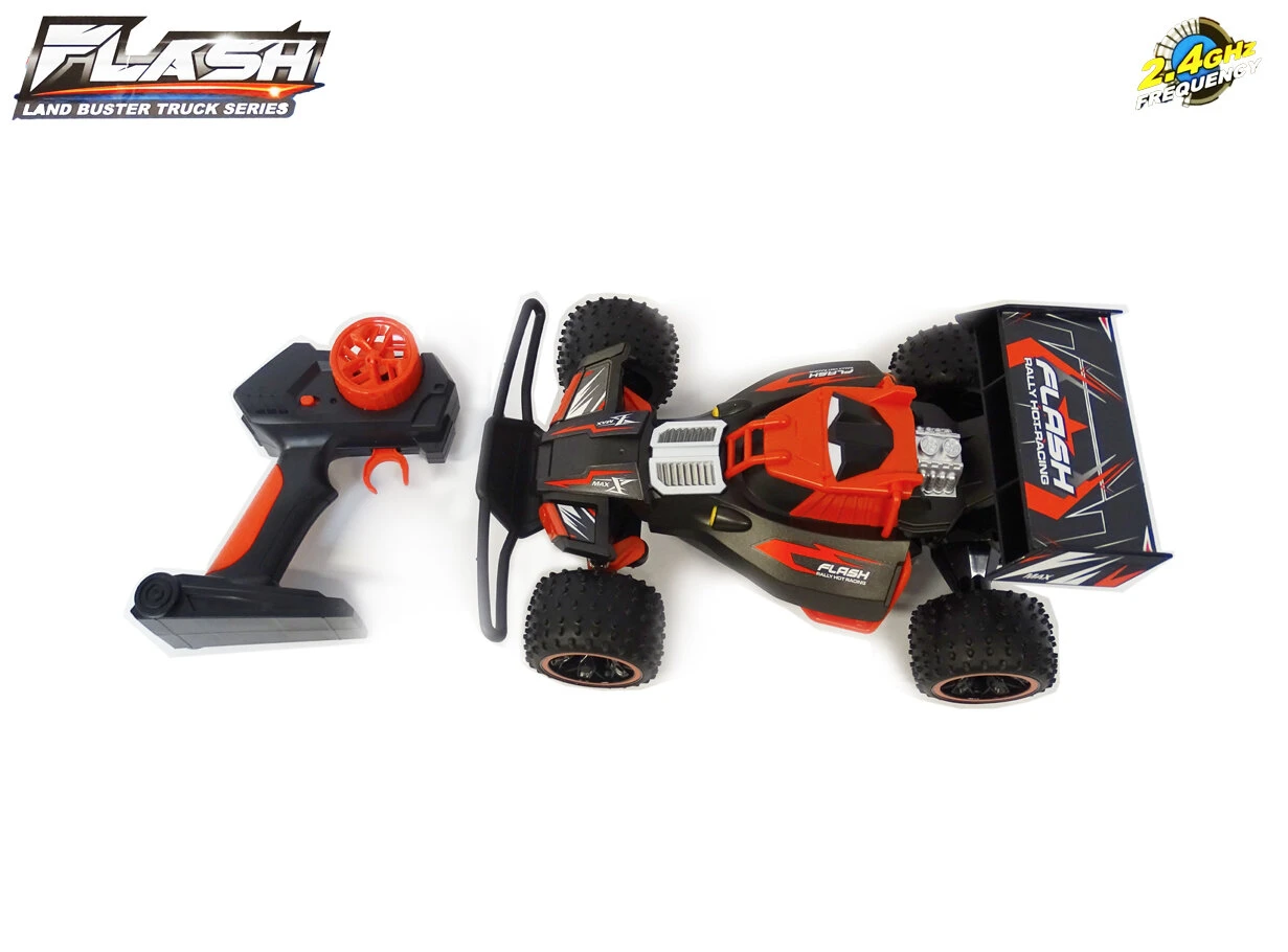 24WINKELEN RC Race Buggy NQD - 2.4GHZ Radio Grafisch Bestuurbare Auto 12km/u - 1:16 - Oplaadbaar + Extra Accu 5 24WINKELEN RC Race Buggy NQD - 2.4GHZ Radio Grafisch Bestuurbare Auto 12km/u - 1:16 - Oplaadbaar + Extra Accu - Afbeelding 3