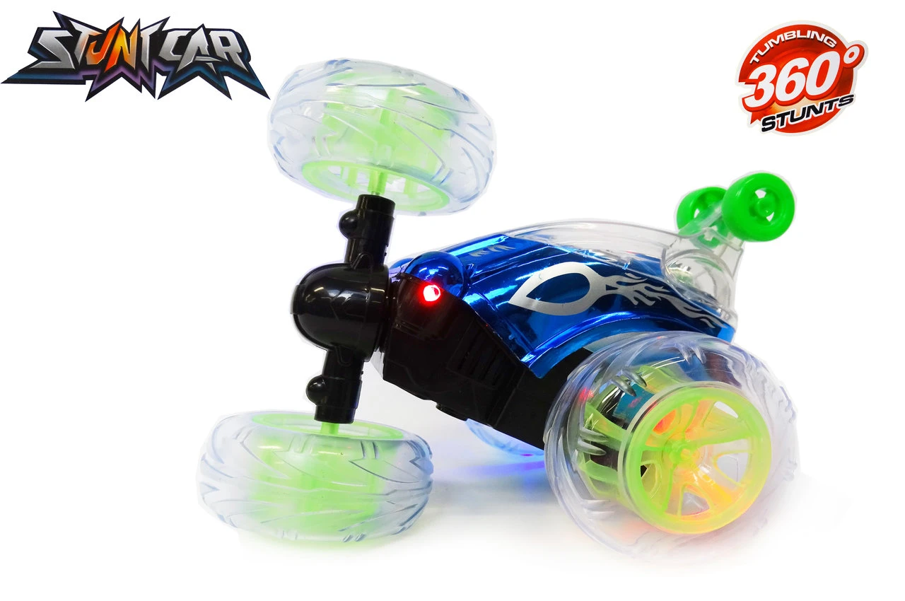 24WINKELEN Rc Stunt Car - Acrobatische Afstand Bestuurbaar Auto Met 360º Draaiende Wielen - Oplaadbaar 17.5CM 4 24WINKELEN Rc Stunt Car - Acrobatische Afstand Bestuurbaar Auto Met 360º Draaiende Wielen - Oplaadbaar 17.5CM - Afbeelding 2