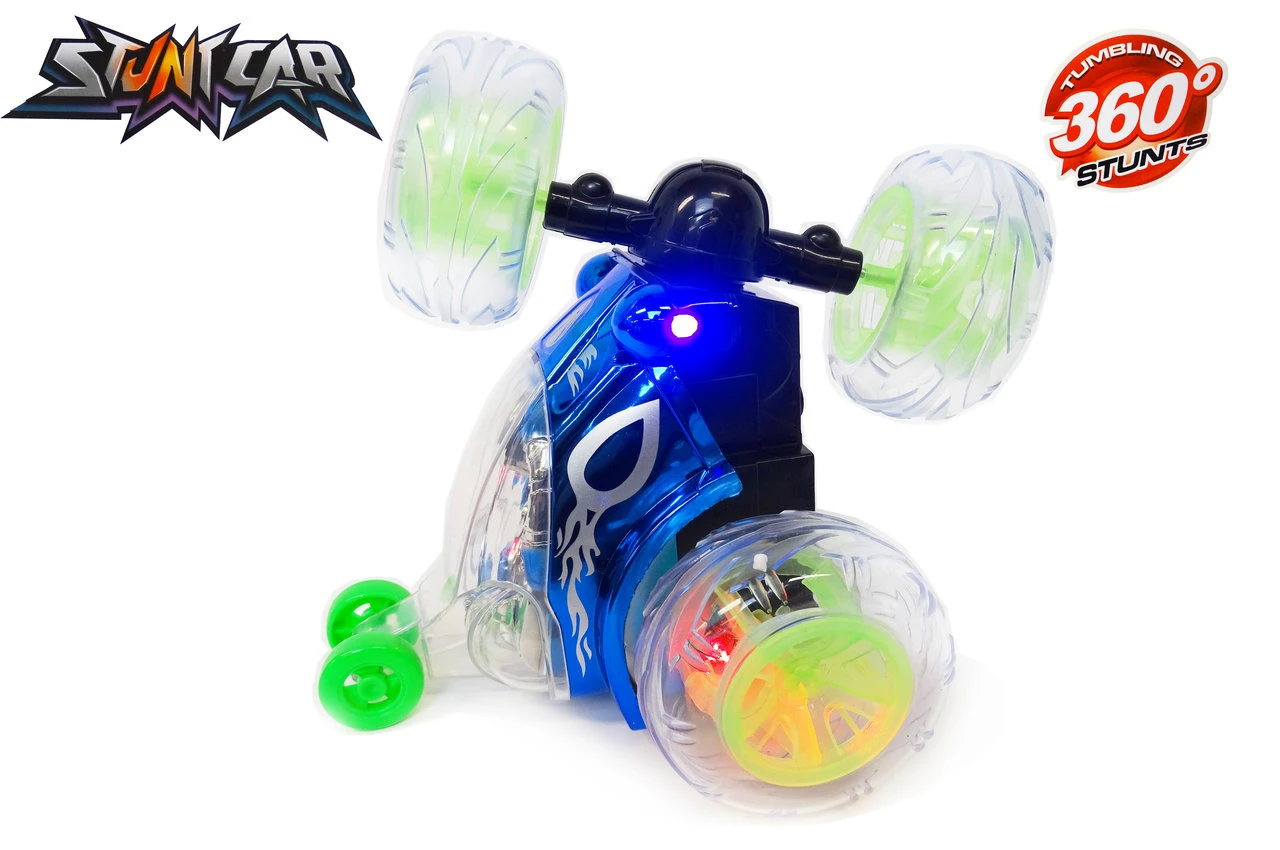 24WINKELEN Rc Stunt Car - Acrobatische Afstand Bestuurbaar Auto Met 360º Draaiende Wielen - Oplaadbaar 17.5CM 5 24WINKELEN Rc Stunt Car - Acrobatische Afstand Bestuurbaar Auto Met 360º Draaiende Wielen - Oplaadbaar 17.5CM - Afbeelding 3