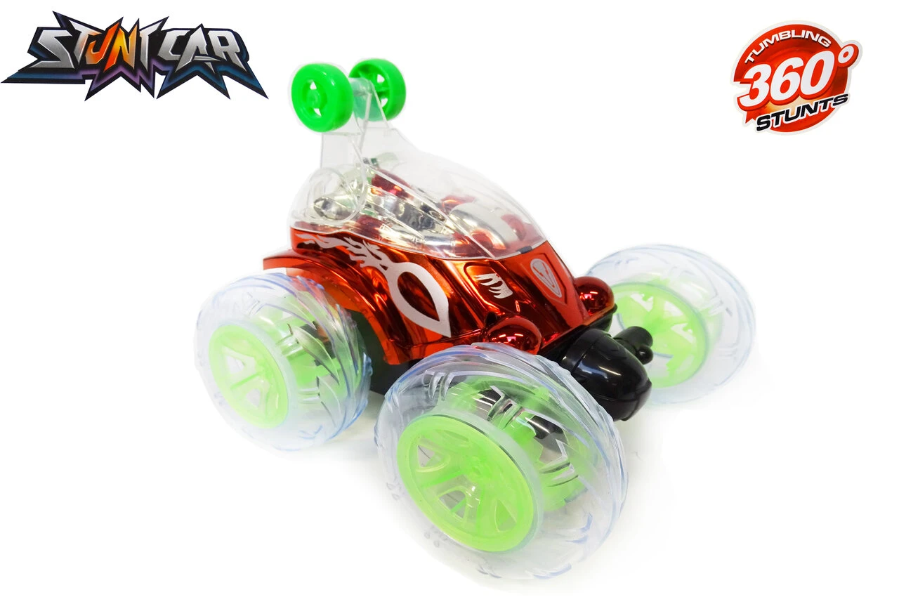 24WINKELEN Rc Stunt Car - Acrobatische Afstand Bestuurbaar Auto Met 360º Draaiende Wielen - Oplaadbaar 17.5CM 9 24WINKELEN Rc Stunt Car - Acrobatische Afstand Bestuurbaar Auto Met 360º Draaiende Wielen - Oplaadbaar 17.5CM - Afbeelding 7