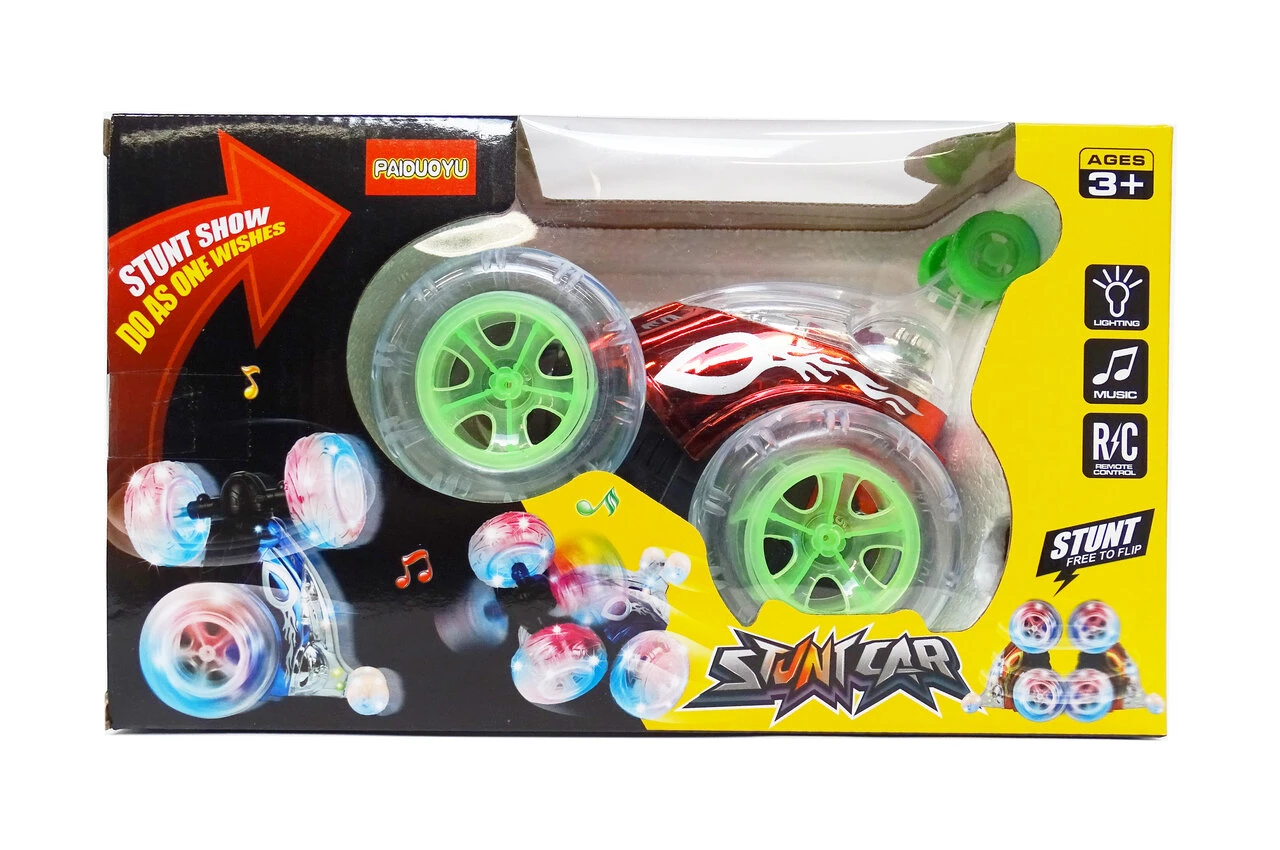 24WINKELEN Rc Stunt Car - Acrobatische Afstand Bestuurbaar Auto Met 360º Draaiende Wielen - Oplaadbaar 17.5CM 11 24WINKELEN Rc Stunt Car - Acrobatische Afstand Bestuurbaar Auto Met 360º Draaiende Wielen - Oplaadbaar 17.5CM - Afbeelding 9