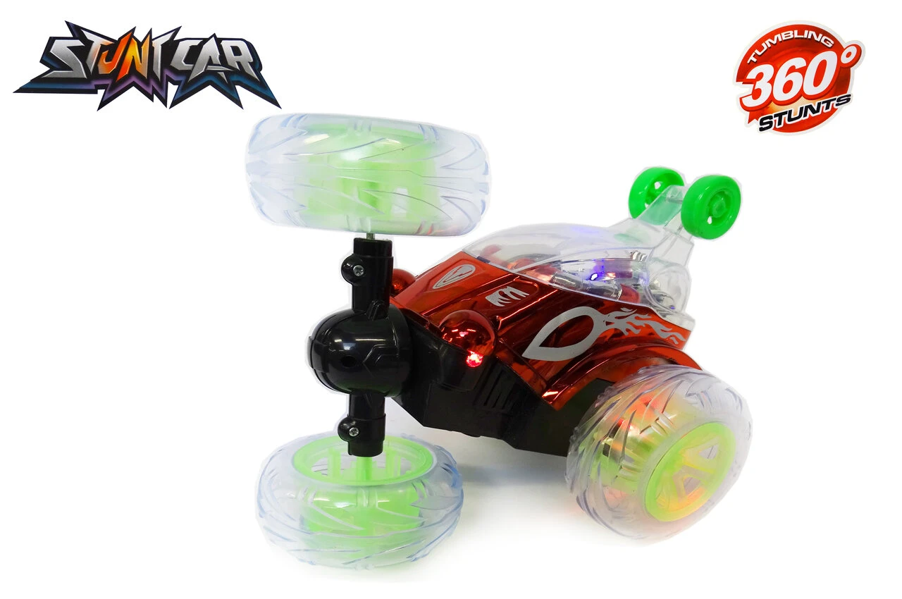 24WINKELEN Rc Stunt Car - Acrobatische Afstand Bestuurbaar Auto Met 360º Draaiende Wielen - Oplaadbaar 17.5CM 7 24WINKELEN Rc Stunt Car - Acrobatische Afstand Bestuurbaar Auto Met 360º Draaiende Wielen - Oplaadbaar 17.5CM - Afbeelding 5