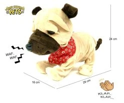 Schattig Blaffende Speelgoed Hondje - Met 7 Verschillende Kunstjes Op Geluid/aanraken - Voice Control Pets Clap Dog- 29CM 19 Schattig Blaffende Speelgoed Hondje - Met 7 Verschillende Kunstjes Op Geluid/aanraken - Voice Control Pets Clap Dog- 29CM -Clipper Winkel 1293497891