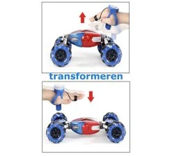 Rc Stunt Car NQD 4WD Transformer Auto - Met Hand En Afstandsbediening Bestuurbaar Twisten Off-Road Voertuig 1:10 - 2.4ghz -Clipper Winkel 1309079281