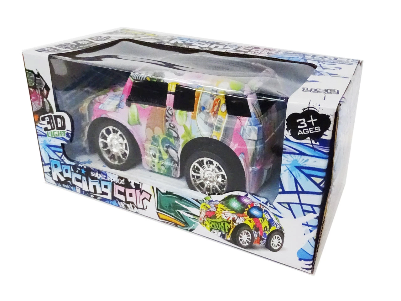 RC Racing Car - 3D LED Flash Light - Radio Grafisch Bestuurbaar Auto 1:20 - 17CM 7 RC Racing Car - 3D LED Flash Light - Radio Grafisch Bestuurbaar Auto 1:20 - 17CM - Afbeelding 5