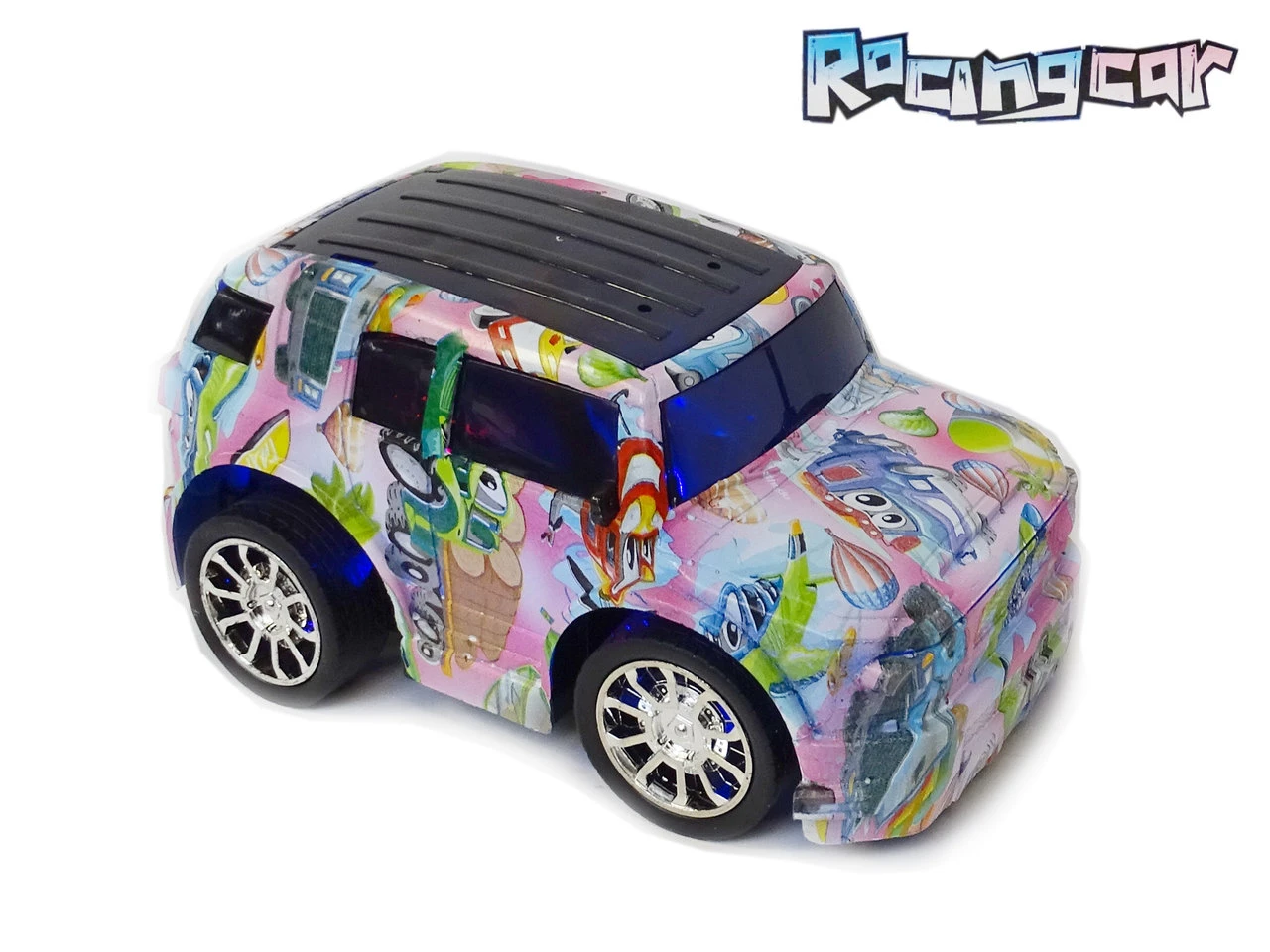 RC Racing Car - 3D LED Flash Light - Radio Grafisch Bestuurbaar Auto 1:20 - 17CM 6 RC Racing Car - 3D LED Flash Light - Radio Grafisch Bestuurbaar Auto 1:20 - 17CM - Afbeelding 4