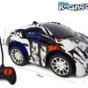RC Racing Car - 3D LED Flash Light - Radio Grafisch Bestuurbaar Auto 1:20 - 17CM -Clipper Winkel 1352667981