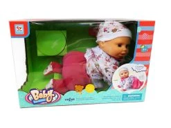 Crawling Baby - Kruip Baby Pop Speelgoed -Baby Sweet&Cuddly - Met Geluid (32cm) -Clipper Winkel 1357329276