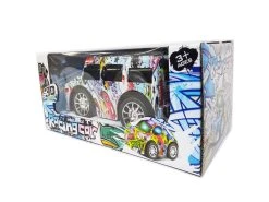 RC Racing Car - 3D LED Flash Light - Radio Grafisch Bestuurbaar Auto 1:20 - 17CM -Clipper Winkel 1391786531