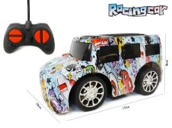 RC Racing Car - 3D LED Flash Light - Radio Grafisch Bestuurbaar Auto 1:20 - 17CM