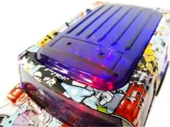 RC Racing Car - 3D LED Flash Light - Radio Grafisch Bestuurbaar Auto 1:20 - 17CM -Clipper Winkel 1391786541