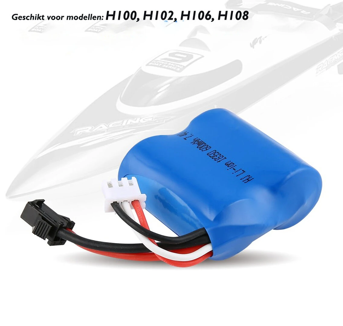 SkyTech Rc Boot Accu Voor O.a. H100 - H102 - H106 - 7.4V 600mAh Li-ion Battery Rc Boat 3 SkyTech Rc Boot Accu Voor O.a. H100 - H102 - H106 - 7.4V 600mAh Li-ion Battery Rc Boat