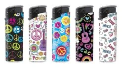 Unilite Klik Aanstekers 50 Stuks Met Peace Print