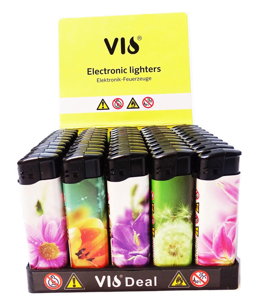 Unilite Klik Aanstekers 50 Stuks - Bloemen Print 4 Unilite Klik Aanstekers 50 Stuks - Bloemen Print - Afbeelding 2