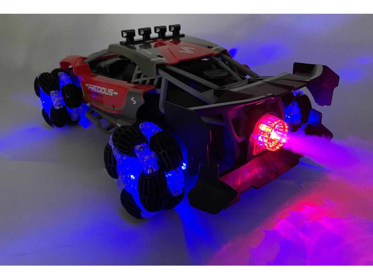 Rc Auto 2.4GHZ Burnout Smoke Car Met Echte Rook En LED-lichtjes En Oplaadbaar 5 Rc Auto 2.4GHZ Burnout Smoke Car Met Echte Rook En LED-lichtjes En Oplaadbaar - Afbeelding 3
