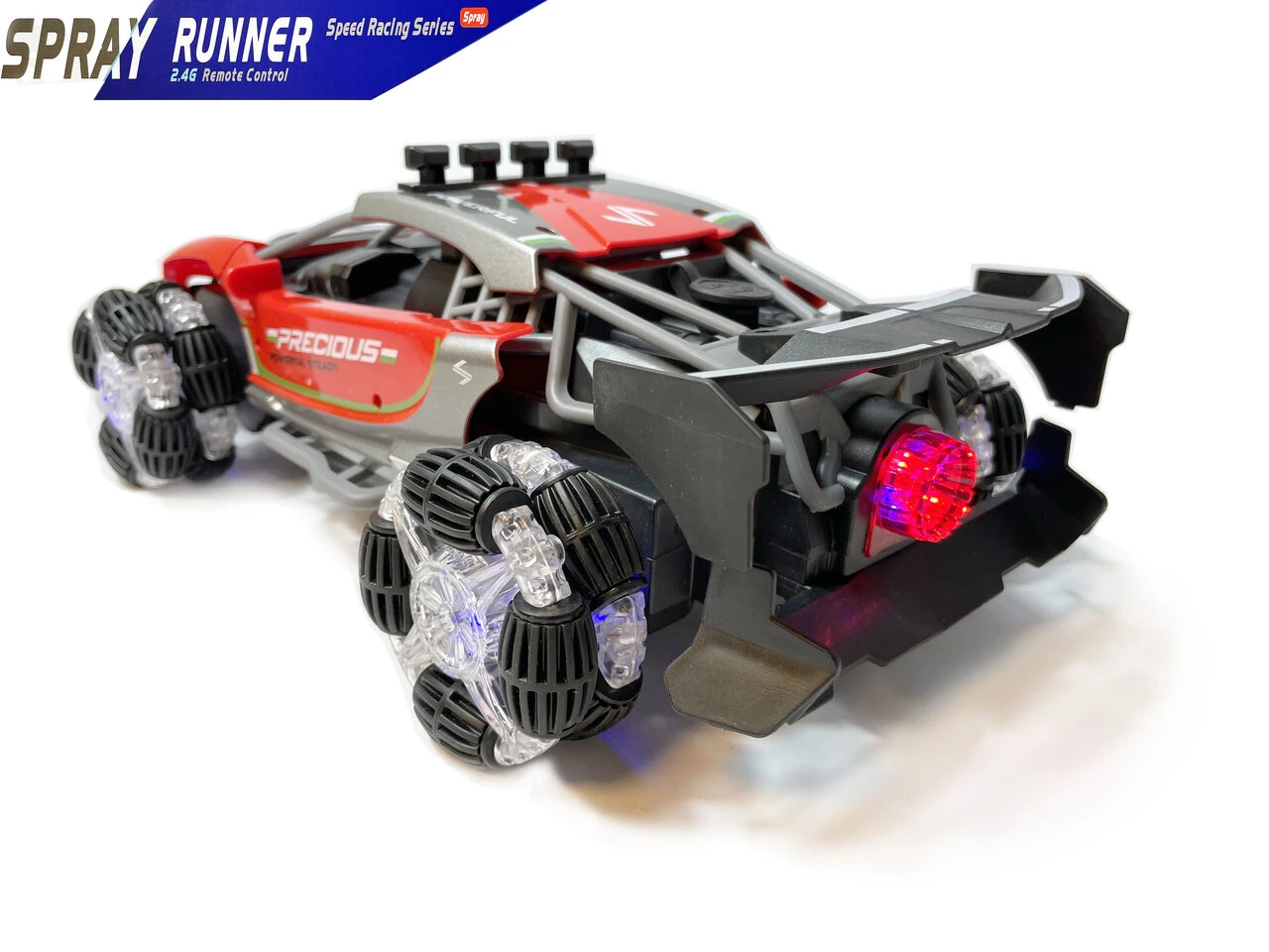 Rc Auto 2.4GHZ Burnout Smoke Car Met Echte Rook En LED-lichtjes En Oplaadbaar 4 Rc Auto 2.4GHZ Burnout Smoke Car Met Echte Rook En LED-lichtjes En Oplaadbaar - Afbeelding 2