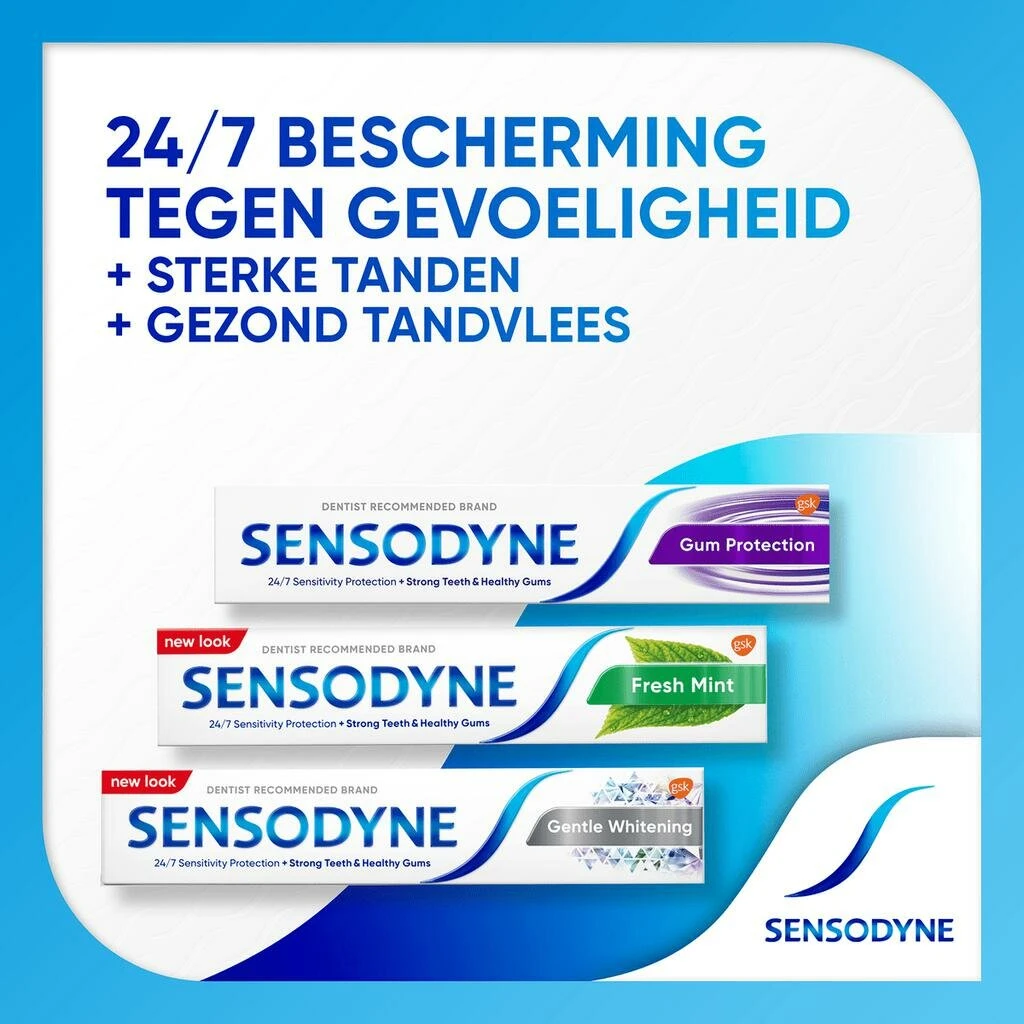 Sensodyne Gentle Whitening Tandpasta - 24/7 Bescherming - Voor Gevoelige Tanden 75ML 7 Sensodyne Gentle Whitening Tandpasta - 24/7 Bescherming - Voor Gevoelige Tanden 75ML - Afbeelding 5