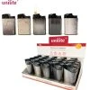 Unilite Klik Aansteker - Navulbaar - 20 Stuks Aanstekers In Een Display - Steel Print