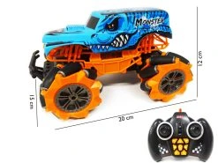 RC Monster Car Off-road BRAVE- Rock Climbing Truck- Radio Grafisch Auto 2.4ghz - Oplaadbaar - 8 CHANNEL