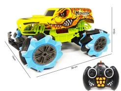 RC Monster Car Off-road BRAVE- Rock Climbing Truck- Radio Grafisch Auto 2.4ghz - Oplaadbaar - 8 CHANNEL