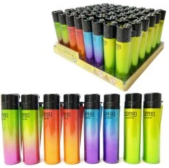 Clipper Aanstekers- 48 Stuks- Crystal Vuursteen Aansteker - Na Vulbaar