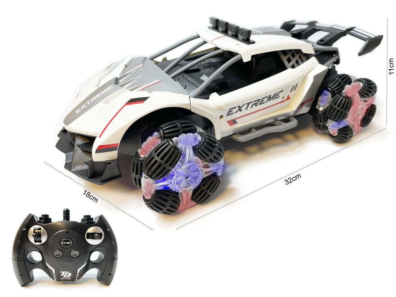Rc Auto 2.4GHZ Burnout Smoke Car Met Echte Rook En LED-lichtjes En Oplaadbaar 3 Rc Auto 2.4GHZ Burnout Smoke Car Met Echte Rook En LED-lichtjes En Oplaadbaar