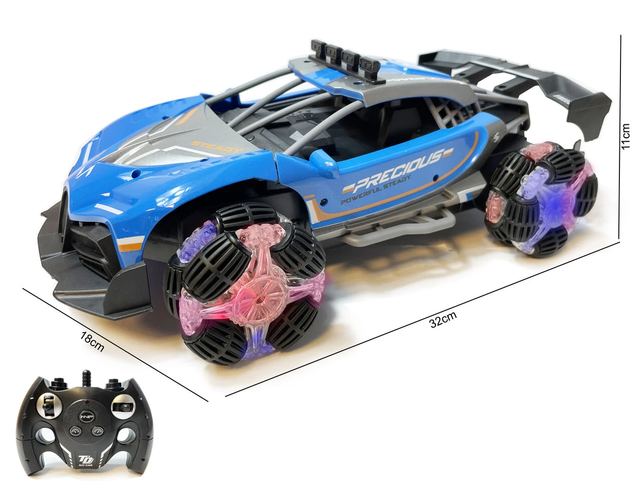 24WINKELEN Rc Auto 2.4GHZ Burnout Smoke Car Met Echte Rook En LED-lichtjes En Oplaadbaar 3 24WINKELEN Rc Auto 2.4GHZ Burnout Smoke Car Met Echte Rook En LED-lichtjes En Oplaadbaar