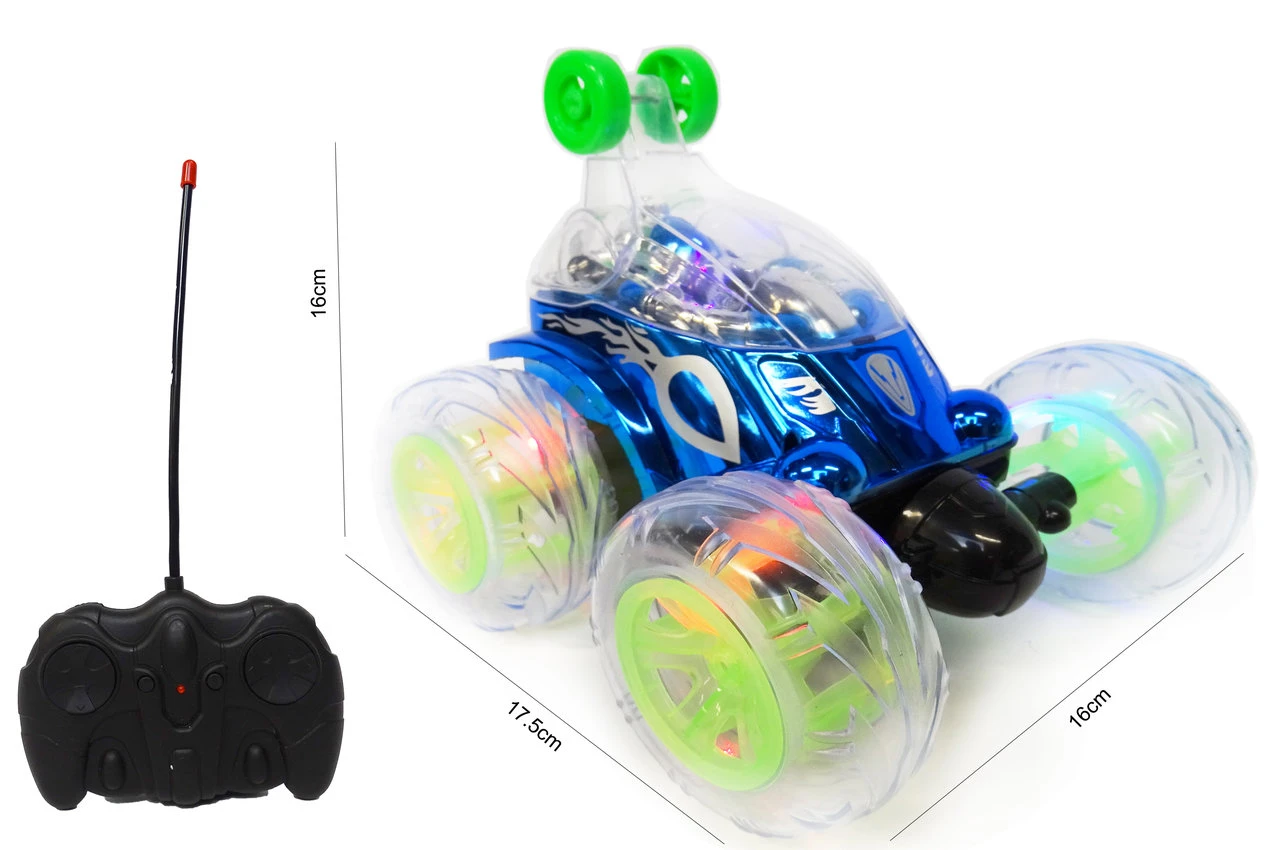 24WINKELEN Rc Stunt Car - Acrobatische Afstand Bestuurbaar Auto Met 360º Draaiende Wielen - Oplaadbaar 17.5CM 3 24WINKELEN Rc Stunt Car - Acrobatische Afstand Bestuurbaar Auto Met 360º Draaiende Wielen - Oplaadbaar 17.5CM