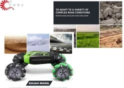 RC Dazzle Light Twist Car - Radiografisch Bestuurbare 4WD Stunt Auto - Offroad - TKKJ - Transformer Auto Met Hand En Afstandsbediening Bestuurbaar -Clipper Winkel 1801722810