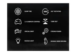 TKKJ RC Stunt Crawler - 2IN1 Afstand Bestuurbaar Speelgoed Auto 2.4GHZ - Oplaadbaar -Clipper Winkel 1802193513