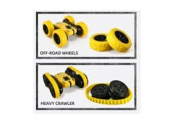 TKKJ RC Stunt Car Crawler RAPIDLY 1:16 - 2IN1 Afstand Bestuurbaar Speelgoed Stuntauto 2.4GHZ - Oplaadbaar -Clipper Winkel 1802224758