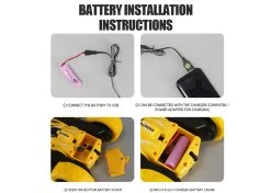 TKKJ RC Stunt Car Crawler RAPIDLY 1:16 - 2IN1 Afstand Bestuurbaar Speelgoed Stuntauto 2.4GHZ - Oplaadbaar -Clipper Winkel 1802224761