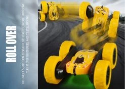 TKKJ RC Stunt Car Crawler RAPIDLY 1:16 - 2IN1 Afstand Bestuurbaar Speelgoed Stuntauto 2.4GHZ - Oplaadbaar -Clipper Winkel 1802224782