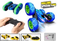 TKKJ RC Stunt Car Crawler RAPIDLY 1:16 - 2IN1 Afstand Bestuurbaar Speelgoed Stuntauto 2.4GHZ - Oplaadbaar