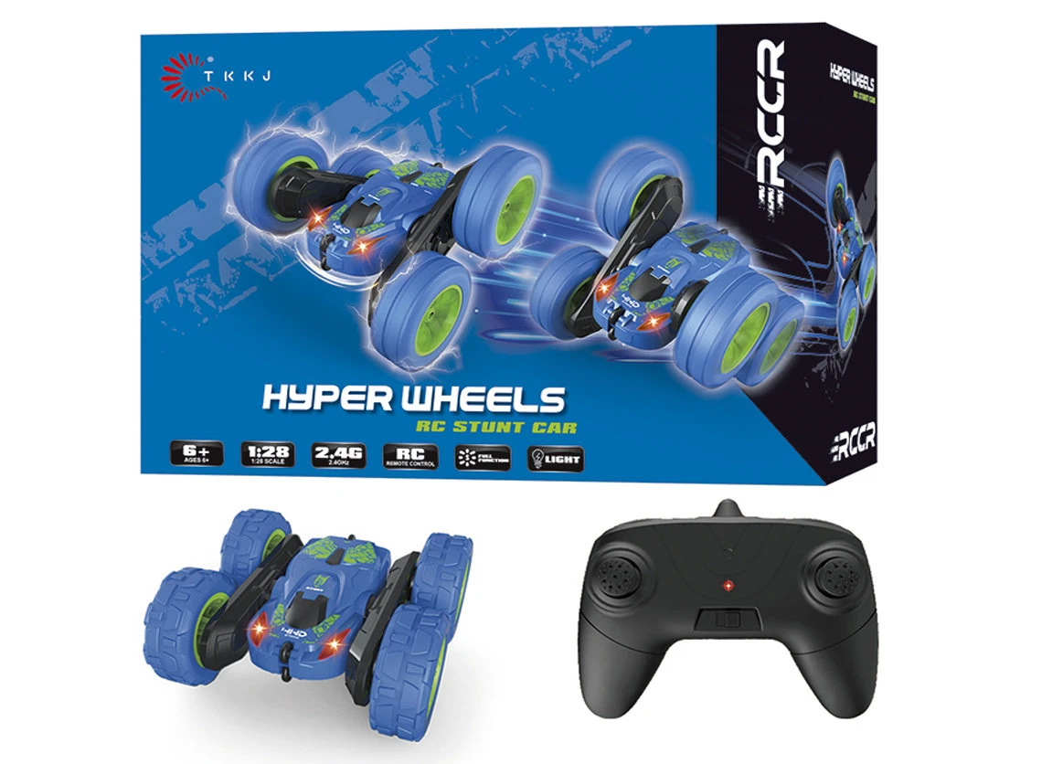 RC Stunt Auto Hyper Wheels - Dubbelzijdig - 360 Graden - 2.4ghz - Off Road Stunt Car - TKKJ - Radio Grafisch Bestuurbare Auto 1:28 15 RC Stunt Auto Hyper Wheels - Dubbelzijdig - 360 Graden - 2.4ghz - Off Road Stunt Car - TKKJ - Radio Grafisch Bestuurbare Auto 1:28 - Afbeelding 13
