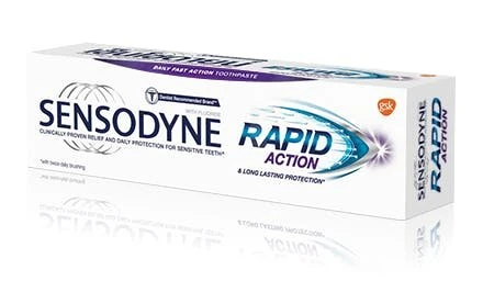 Sensodyne Rapid Action 75ml - Tandvlees Bescherming Dagelijkse Tandpasta 4 Sensodyne Rapid Action 75ml - Tandvlees Bescherming Dagelijkse Tandpasta - Afbeelding 2