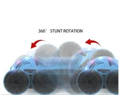 TKKJ Rc Stunt Auto & Boot 2in1 Amphibious 2.4Ghz 4WD -Clipper Winkel 1854579102