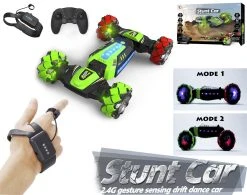 Hand Bestuurbare Radio Grafisch Auto - 2.4GHZ 4WD - Offroad RC Transformer Car - TKKJ - Met Handbediening En Afstandsbediening 2in1