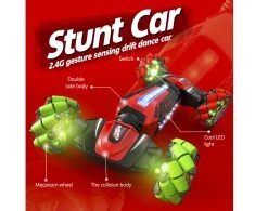 Hand Bestuurbare Radio Grafisch Auto - 2.4GHZ 4WD - Offroad RC Transformer Car - TKKJ - Met Handbediening En Afstandsbediening 2in1 -Clipper Winkel 1857257940