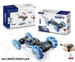 DA HUA TOYS RC Dubbelzijdig Monster Crawler Met LED Licht En Geluid- Hand Bestuurbare Auto -Clipper Winkel 1857950787