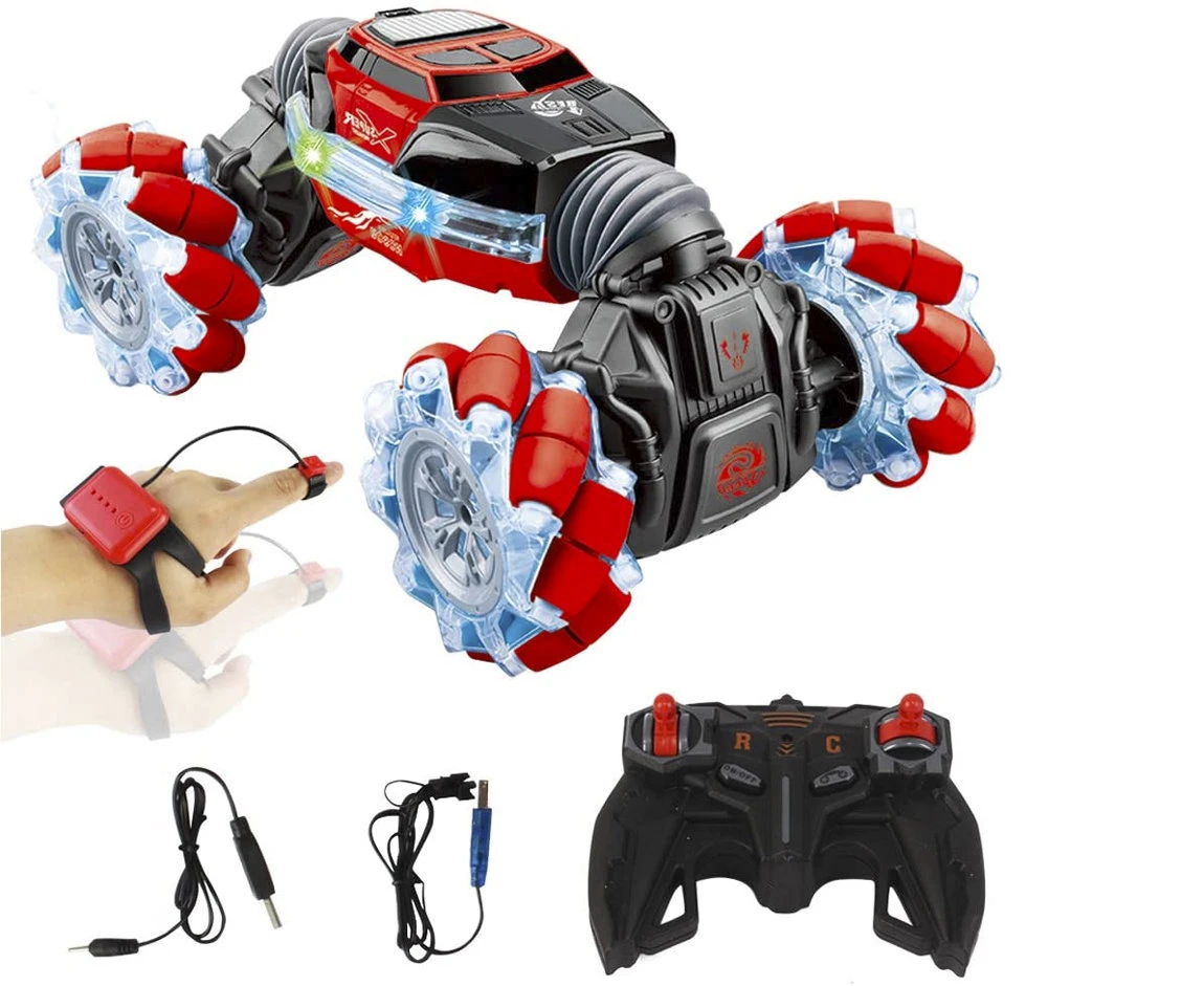 DA HUA TOYS RC Stunt Car 4WD 2.4GHz - Dubbelzijdig Monster Crawler - Hand Bestuurbare Radio Grafisch Auto 4 DA HUA TOYS RC Stunt Car 4WD 2.4GHz - Dubbelzijdig Monster Crawler - Hand Bestuurbare Radio Grafisch Auto - Afbeelding 2