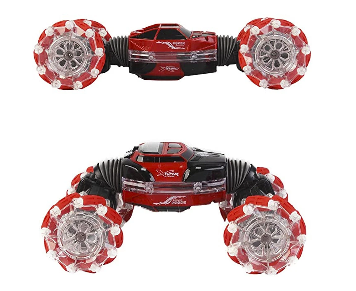 DA HUA TOYS RC Stunt Car 4WD 2.4GHz - Dubbelzijdig Monster Crawler - Hand Bestuurbare Radio Grafisch Auto 13 DA HUA TOYS RC Stunt Car 4WD 2.4GHz - Dubbelzijdig Monster Crawler - Hand Bestuurbare Radio Grafisch Auto - Afbeelding 11