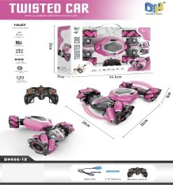 RC Stunt Twisted Car 4WD 2.4GHz - Dubbelzijdig Transformer Auto -LED Lichtjes En Muziek Groen 10 RC Stunt Twisted Car 4WD 2.4GHz - Dubbelzijdig Transformer Auto -LED Lichtjes En Muziek Groen -Clipper Winkel 1861728567